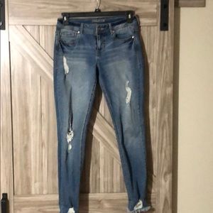 Maurices stretch distressed jeans